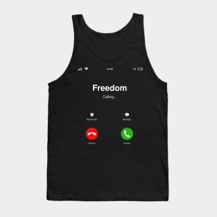 Freedom Calling - Social Activism - Revolution Tank Top